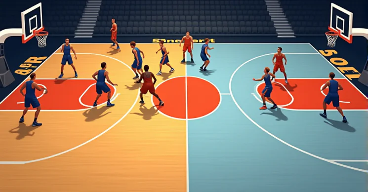 バスケのディフェンス戦術「マンツーマン」と「ゾーン」の違いを解説!メリット・デメリットは?