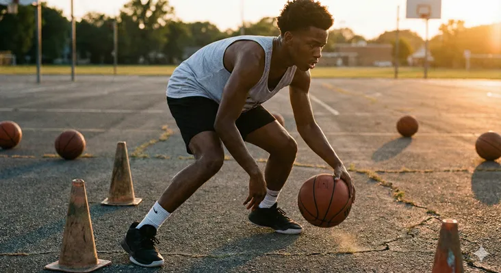 バスケのドリブルが上手くなるコツ!低いドリブルやハンドリングの自主練習メニュー