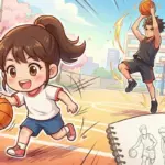 バスケの無料イラスト素材まとめ！かわいい＆かっこいいフリー素材と簡単な書き方【手書き対応】